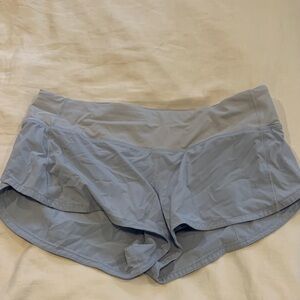 lululemon athletica Light Blue Athletic Shorts